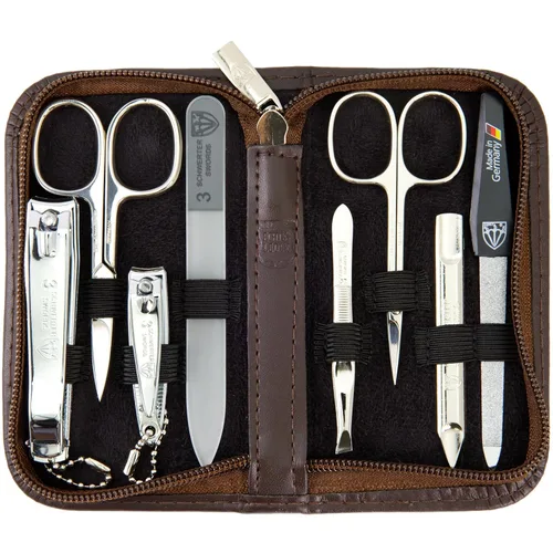Miniatura 24 de 3 Swords Germany – Juego de 8 piezas para manicura y pedicura profesional para el cuidado de las uñas de los dedos y los dedos del pie tijeras