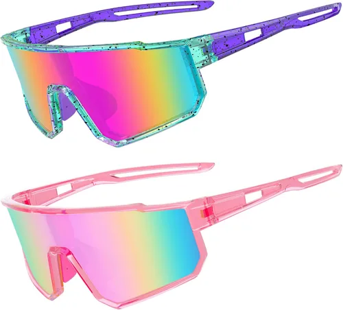 Miniatura 15 de Lentes de sol polarizados de béisbol para niños, TR90, marco ligero, para niños y niñas de 6 a 14 años, softbol y ciclismo