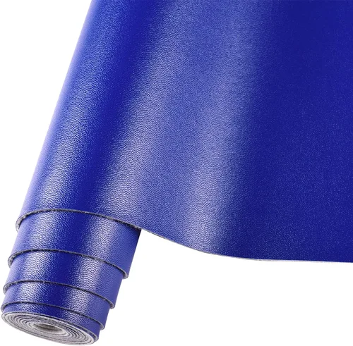 Miniatura 17 de HGUAN Piel Sintética Lisa de Color Sólido Rojo 12"X53" (30cmX135cm), Rollo de Piel Sintética Muy Adecuado para Hacer Manualidades, Aretes de Cuero