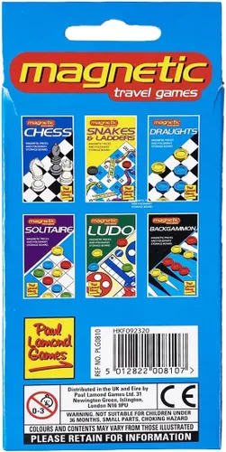 Miniatura 2 de Paul Lamond Games - Juego magnético para viajes, color negro
