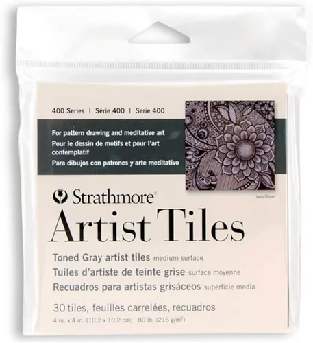 Miniatura 2 de Strathmore Artist Tiles 62105974 - 30 unidades, color negro