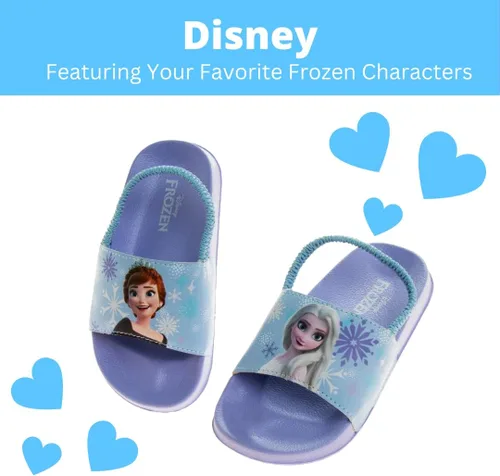 Miniatura 2 de Disney Minnie Mickey Encanto Lightning McQueen Lilo n Stich Sandalias de playa sin cordones con correa trasera (bebéniño pequeño)