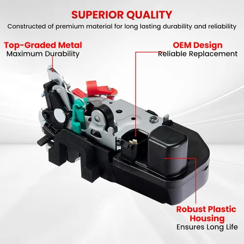 Miniatura 4 de SYERAL Actuador eléctrico para cerradura de puerta trasera derecha del lado del pasajero 931-645, motor de pestillo compatible con Dodge Ram 1500