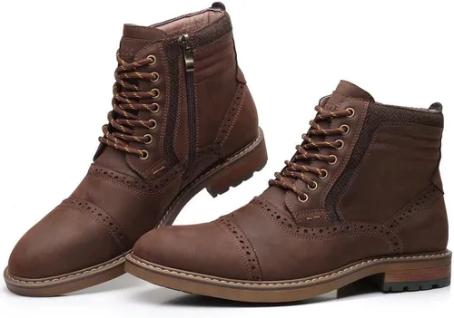Miniatura 2 de Arkbird Mens Chelsea Boots, Stylish and Comfort Leather Chukka Ankle Boots with Zipper