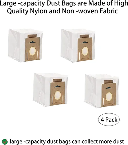 Miniatura 7 de Piezas de repuesto para Ecovacs DEEBOT OZMO T8 AIVI/T8 MAX/T8 Series/N8 Pro/N8 Pro+ Robot Aspirador Lado Principal Cepillo Filtro Fregona Bolsa