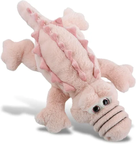 Miniatura 10 de DolliBu Animal de peluche de cocodrilo – Suave peluche abrazable de cocodrilo verde sentado adorable juguete de peluche, lindo regalo de animales