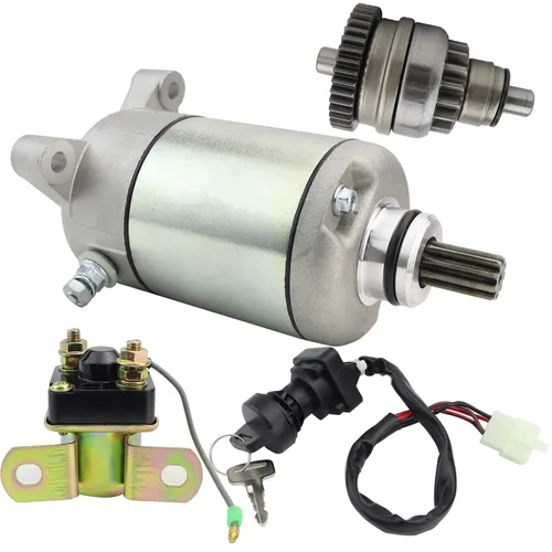 Motor de arranque, accionamiento, relé de solenoide e interruptor de encendido para Polaris Magnum 425 97-98, Scrambler Magnum Worker Sportsman 500