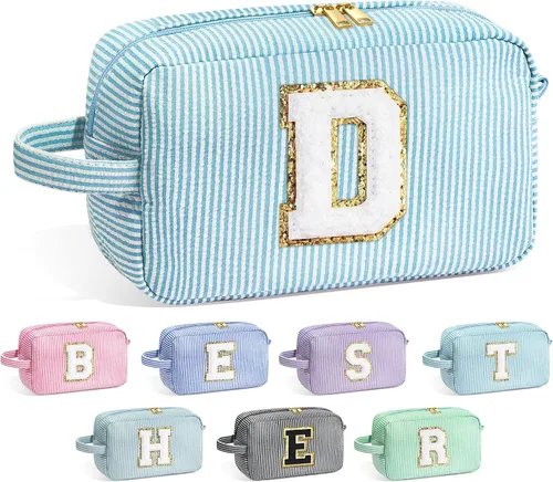Miniatura 68 de Bolsa de Maquillaje con Inicial YOOLIFE - Regalos de Cumpleaños para Mujeres, Niñas, Mamá, Hija, Amigas, Hermana, Maestra, Regalos de Propuesta