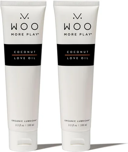 Miniatura 6 de Woo More Play Aceite de Amor de Coco Lubricante Personal de Aceite de Coco Orgánico para Hombres y Mujeres Ingredientes Naturales y Limpios Se