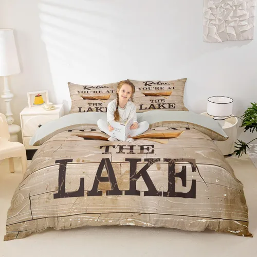 Miniatura 18 de Erosebridal Funda de edredón de ancla náutica, juego de ropa de cama con brújula oceánica, tamaño individual para niños, adolescentes, adultos