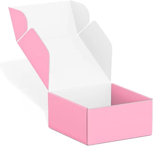 Miniatura 14 de Paquete de 50 cajas de envío pequeñas de cartón, cajas de estraza, cajas de regalo (4 x 6 x 2 pulgadas, color blanco)