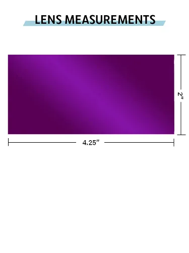 Miniatura 2 de Super Magenta Drop en la lente de soldadura 2 X 4.25