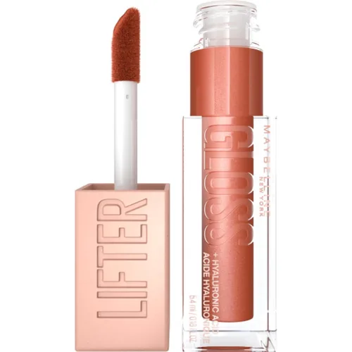 Miniatura 15 de Maybelline Lifter Gloss, Brillo de Labios Hidratante con Ácido Hialurónico, Alto Brillo para Labios Más Llenos, Perla, Perla Plateada Transparente