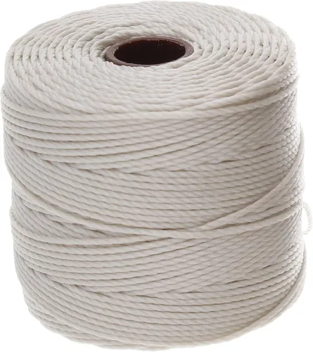 Miniatura 28 de The Beadsmith S-Lon - Cordón de nailon trenzado de 0.020 in para cuerda, color rojo oscuro, TEX210, carrete de 77 yardas