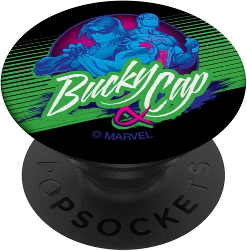 Miniatura 6 de Marvel Bucky Barnes y Captain America Best Friends PopSockets MagSafe PopGrip para iPhone