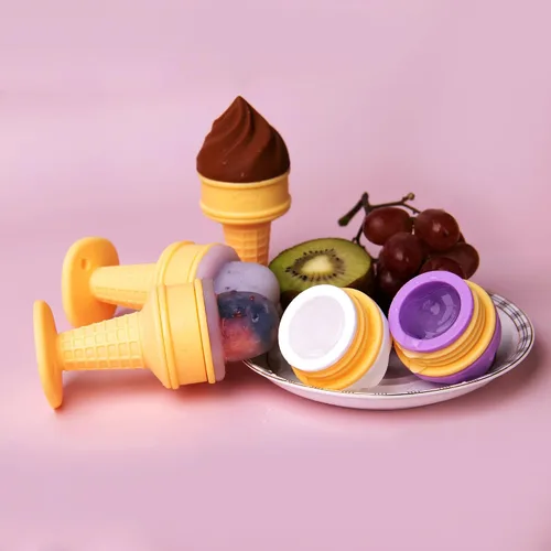 Miniatura 2 de Smily Mia ICY Bite - Mordedor para alimentos y congeladores para frutas, para alivio de enfriamiento del bebé, alimentador de silicona sin BPA