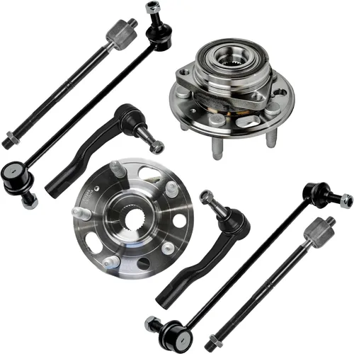 Miniatura 141 de Detroit Axle - Kit de extremo delantero RWD para Chrysler 300 Dodge Challenger Charger Upper Lower Control Arms rótulas de rodamiento de rueda Bujes