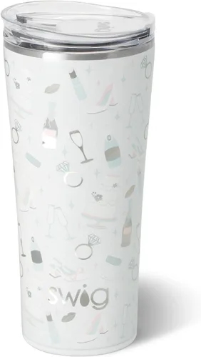 Miniatura 85 de Swig Life - Vaso aislante de 22 onzas, vaso de viaje para café con tapa, taza de café para viaje compatible con portavasos, de acero inoxidable