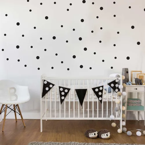 Set de adhesivos de pared con diseño de lunares de Chromantics