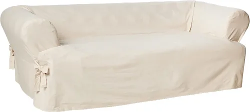 Miniatura 15 de SureFit Funda de cojín en T de algodón pesado para sillón de pato – Funda de una pieza, ajuste tejido relajado, 100% algodón, lavable a máquina