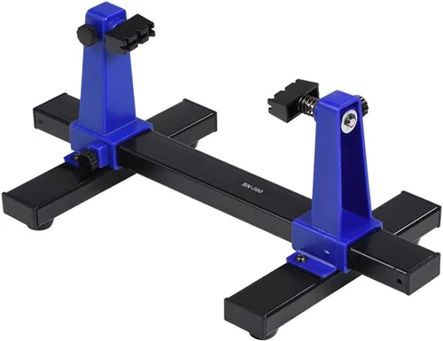 Miniatura 5 de Joyzan - Soporte para placa de circuito, kit de sujeción ajustable para soldadura PCB Printed Assembly Stand Clamp Repair Tool 360 ° Rotation