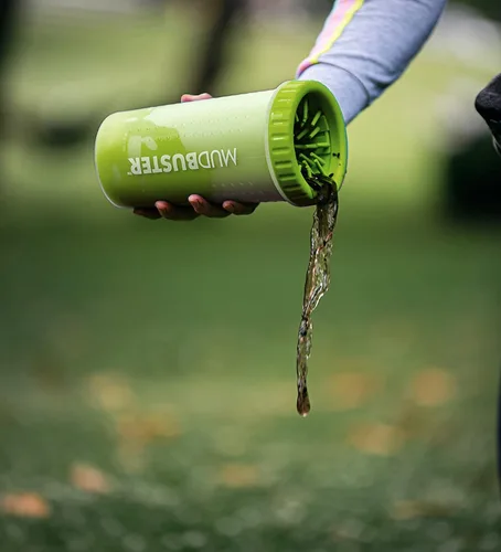Miniatura 5 de Dexas MudBuster - Limpiador portátil para patas de perro, solución de limpieza grande verde para suministros premium para mascotas