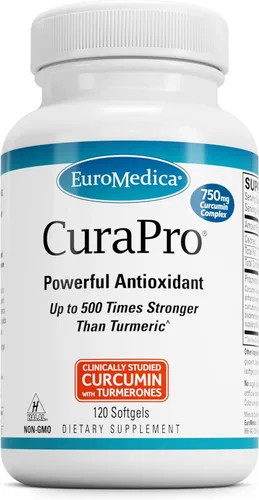 Euromedica Curapro Softgels, 750 mg, 120 unidades