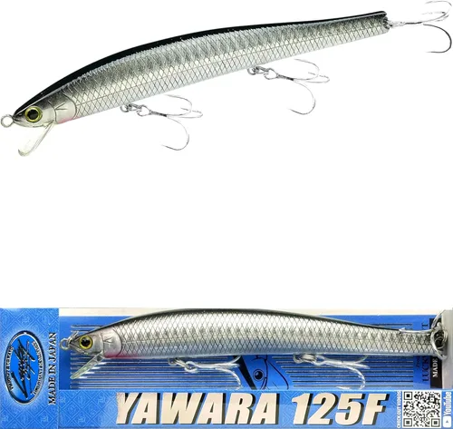 Miniatura 36 de LUCKY CRAFT FlashMinnow 125 YAWARA, señuelos de pesca de agua salada, accesorios y equipo de pesca de surf Jerkbait, señuelos de pesca de fletán