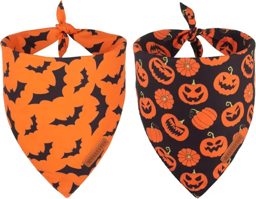 Miniatura 11 de ADOGGYGO Bandana de Navidad para perros, bufanda para mascotas, babero, pañuelo, tela premium duradera, varios tamaños disponibles, disfraces