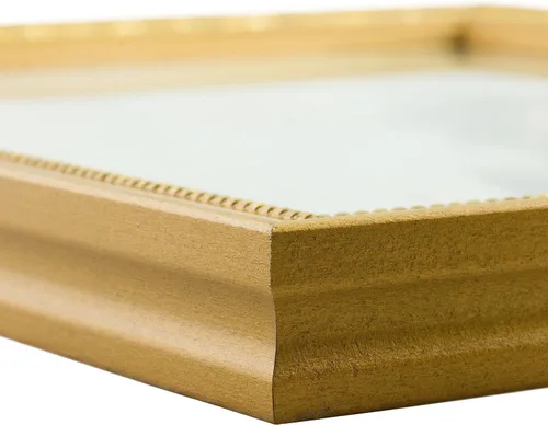 Miniatura 5 de Craig Frames Marco de fotos de 10 x 12 pulgadas, estilo adornado dorado, moldeado de madera maciza de 3/4 pulgadas de ancho con detalles de cuentas