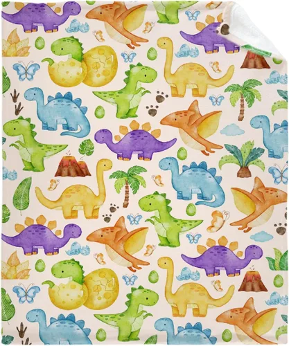 Miniatura 10 de Manta Personalizada con Nombre de Dinosaurio Regalos Personalizados Mantas de Franela Súper Suaves y Ligeras Manta para Niños, Adultos, Adecuada