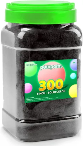 Miniatura 39 de Eppingwin 90 PCS Pompones Multicolores, Pompones Suaves de 1.5 Pulgadas para Manualidades, Colores Surtidos Pompones Grandes para Artes