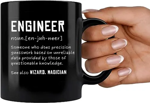 Miniatura 6 de Panvola Engineer Definition Someone Who Does Precision Funny Engineer Gifts for Engineering Students Teachers Computer Civil Mechanical Electrical