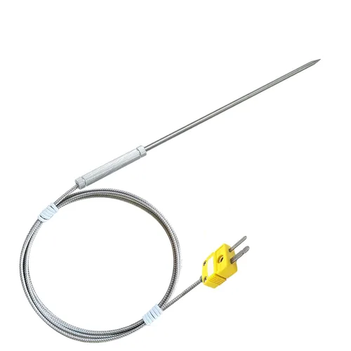 Sonda de termopar tipo K 50360-K Tipo K Sonda de termopar de horno -40°F a 1112°F Reemplazo para hornos comerciales domésticos termopar Tipo K Sonda
