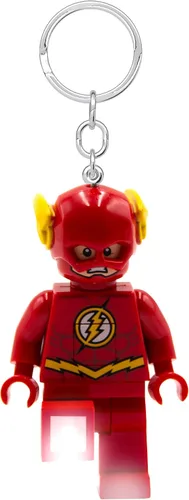 LEGO DC Super Heroes - Llavero de luz – The Flash (KE65H), figura grande de 3 pulgadas de alto, colgante de bolsa, accesorio