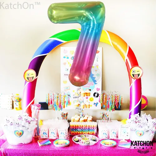Miniatura 174 de KatchOn, Globo grande azul número 2 de 40 pulgadas Decoraciones de cumpleaños de Baby Shark para niño de 2 años Globo azul número 2 Globo