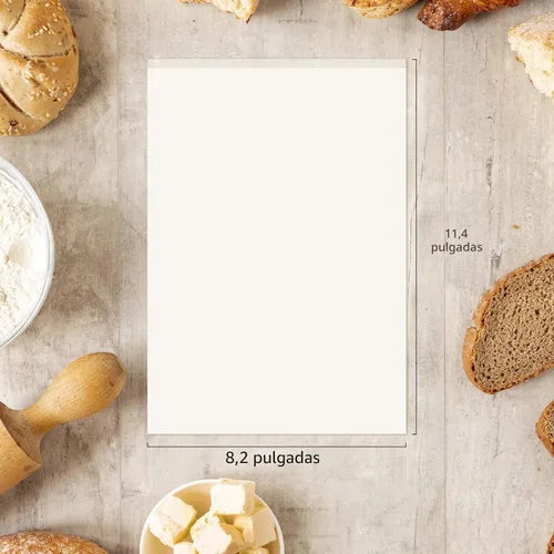 Miniatura 2 de Papel comestible, 25 hojas de glaseado de 11.7 x 8.3 pulgadas, tamaño A4 para pasteles imprimibles, hojas de glaseado de papel de azúcar para Blanco