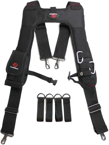 Miniatura 9 de TradeGear Part #SZB - Combo de cinturón y bolsa de electricista – Cinturón de herramientas para electricistas resistente diseñado para mayor
