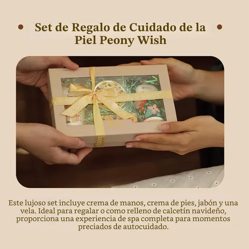 Miniatura 3 de BODY & EARTH # LOVE Set de regalo de crema de manos para mujeres, regalo del día de la madre para mamá, juego de cuidado de la piel con crema