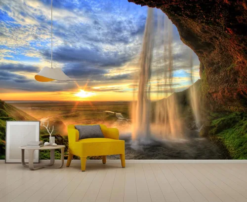 Miniatura 11 de Reyhui - Papel tapiz tropical de hojas de plátano, mural de pared de hoja de plátano, papel tapiz para pared de planta colorida, mural de pared