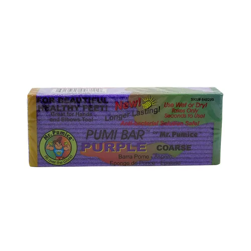 Piedra Pómez de Mr. Pumice, barra púrpura, 1 barra de piedra pómez, paquete de de 1