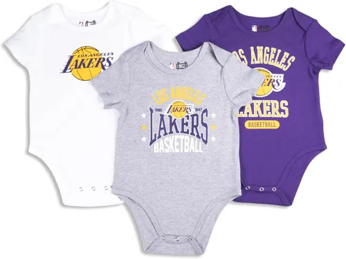 Miniatura 7 de Ultra Game Conjunto de cuerpo para bebé de la NBA oficial para jóvenes, súper suave, de algodón, paquete de 3 Creeper