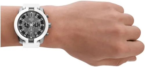 Miniatura 4 de Diesel Reloj de cuarzo cronógrafo de acero inoxidable dividido para hombre
