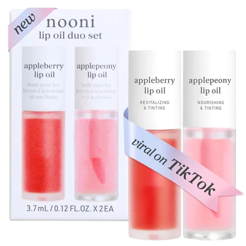Miniatura 33 de NOONI - Aceite coreano para labios, de larga duración, hidratante, revitalizante para labios secos, impermeable, relleno de calcetines para niñas