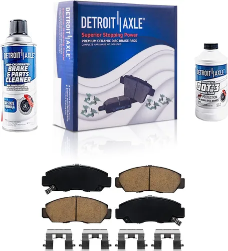 Miniatura 105 de Detroit Axle - Pastillas de freno traseras para Kia Sportage 2017-2022, Hyundai Tucson 2016-2021, pastillas de freno de cerámica 2018 2019 2020