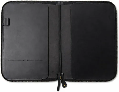 Funda de cuero de grano completo resistente (8.5 x 11 pulgadas), recargable Cahier XXL, cuaderno en espiral recargable (8.5 x 11 pulgadas), funda de