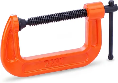 Pony Jorgensen 2630 Abrazadera en C de 3 Pulgadas, Naranja
