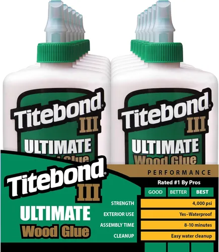 Miniatura 13 de Titebond Franklin International 1414 Titebond-3 Ultimate pegamento para madera, 16 onzas