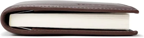 Miniatura 6 de HISCOW Funda minimalista para chequera, cuero de grano completo