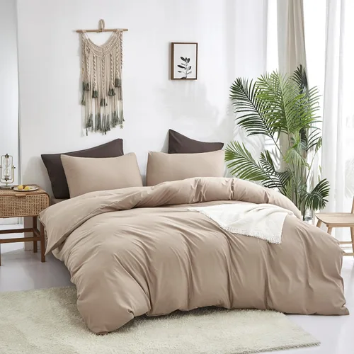 Miniatura 440 de CLOTHKNOW - Juego de edredón verde militar tamaño completo de 3 piezas, juego de ropa de cama verde oscuro, edredón suave con 2 fundas de almohada